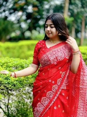 Picture of Fashionable Half Silk  Saree for Women - Embrace Elegance for All Occasions - Suitable for All Seasons