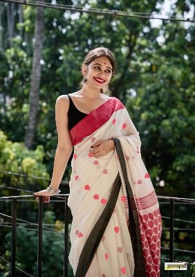 Picture of Exclusive pure khadi Catton by Work-pure boll weaving work*