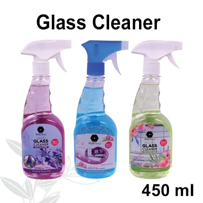 Picture of Spark bliss Glass Cleaner Spray Spring Scent Ultra Shine Formula for TV, Electronics, Fridge, Laminated Furniture, Mirror, Car Windshield - glass cleaner - 450ml