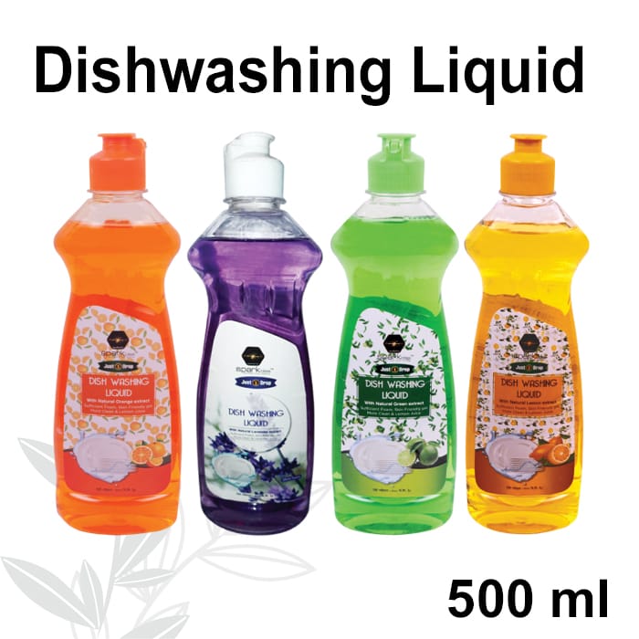 Picture of Combo Offer Buy-4 Get-1 Free Hand Wash (Dish Wash Green Lemon,Lemon Yellow,Orange&Lavender-500ml) Free Hand Wash-250ml