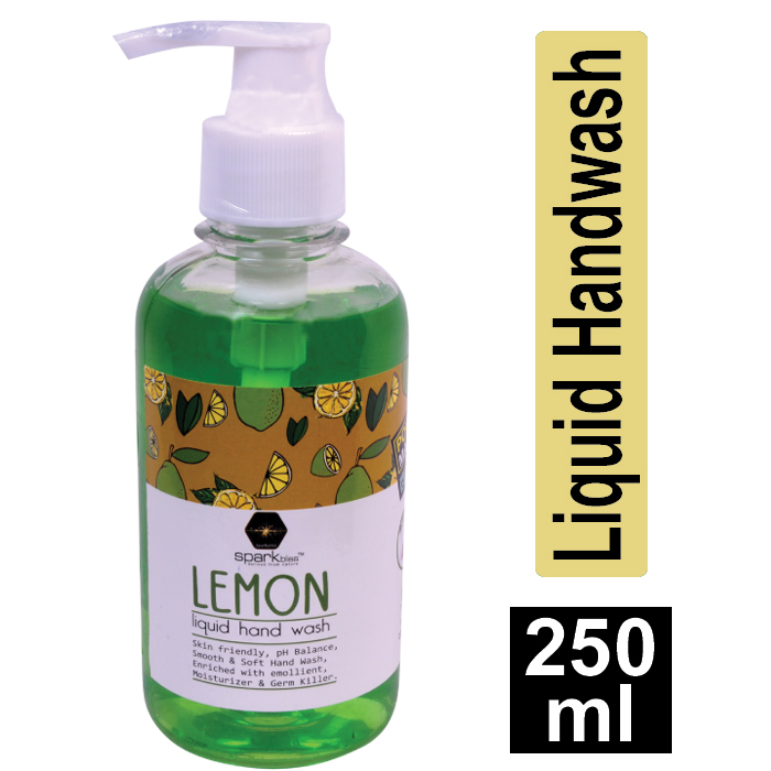 Picture of Spark bliss Lemon Green liquid hand wash Surfactant Based hand wash -5000ml