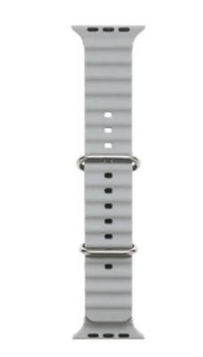 Picture of Ocean Band Compatible with for Apple Watch Band 42mm 44mm 45mm 49mm for Women Men, Adjustable Loop Silicone Waterproof Sport Strap for iWatch Series Ultra/8/7/6/5/4/3 ( only belt )