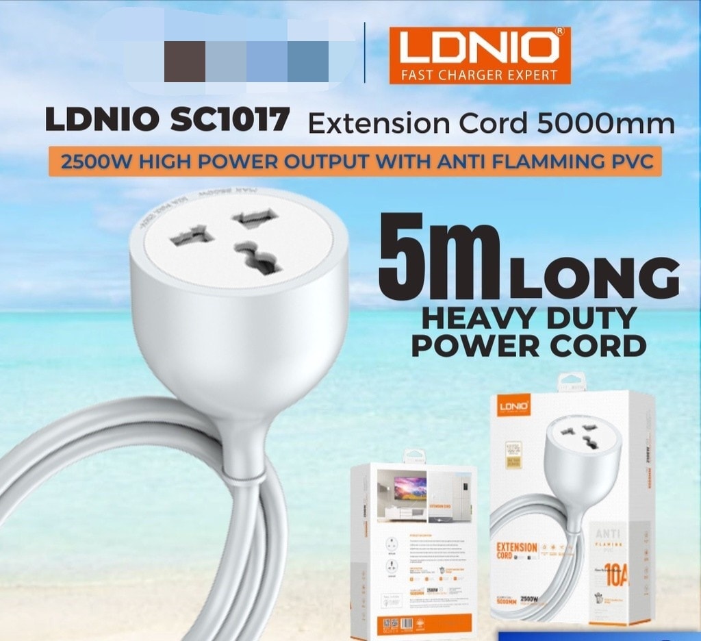 Picture of Ldnio Universal Power Strip With 5m Extension Power Cord sc1017