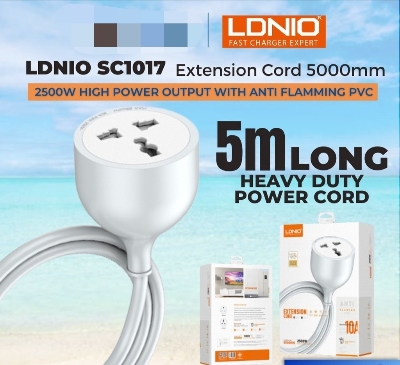 Picture of Ldnio Universal Power Strip With 5m Extension Power Cord sc1017
