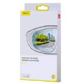 Picture of Baseus 2 Pcs 0.15mm Car Rearview Mirror Universal Auto Window Clear Film Anti Fog Window Foils Rainproof Protective Car Sticker Color Transparent