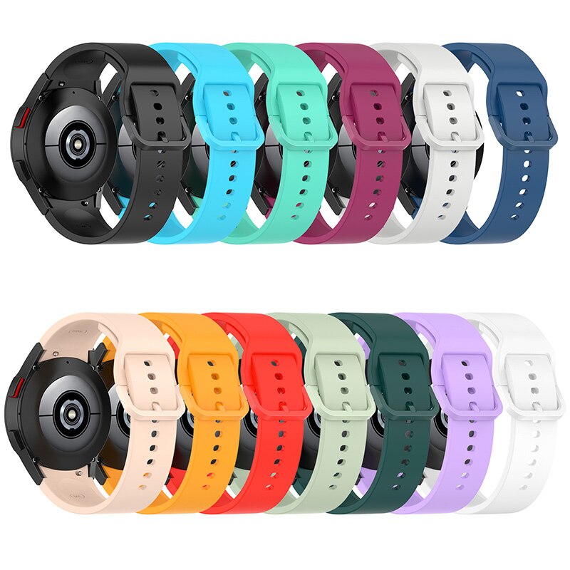 Picture of For Samsung Galaxy Watch 4/5 Watch Official Silicone Watch Band Wristband Strap