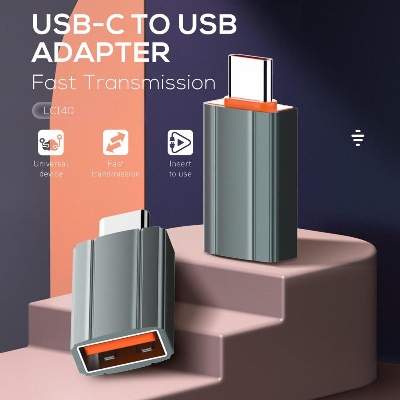 Picture of LDNIO LC140 USB Convertor Type-C to USB A Adapter OTG