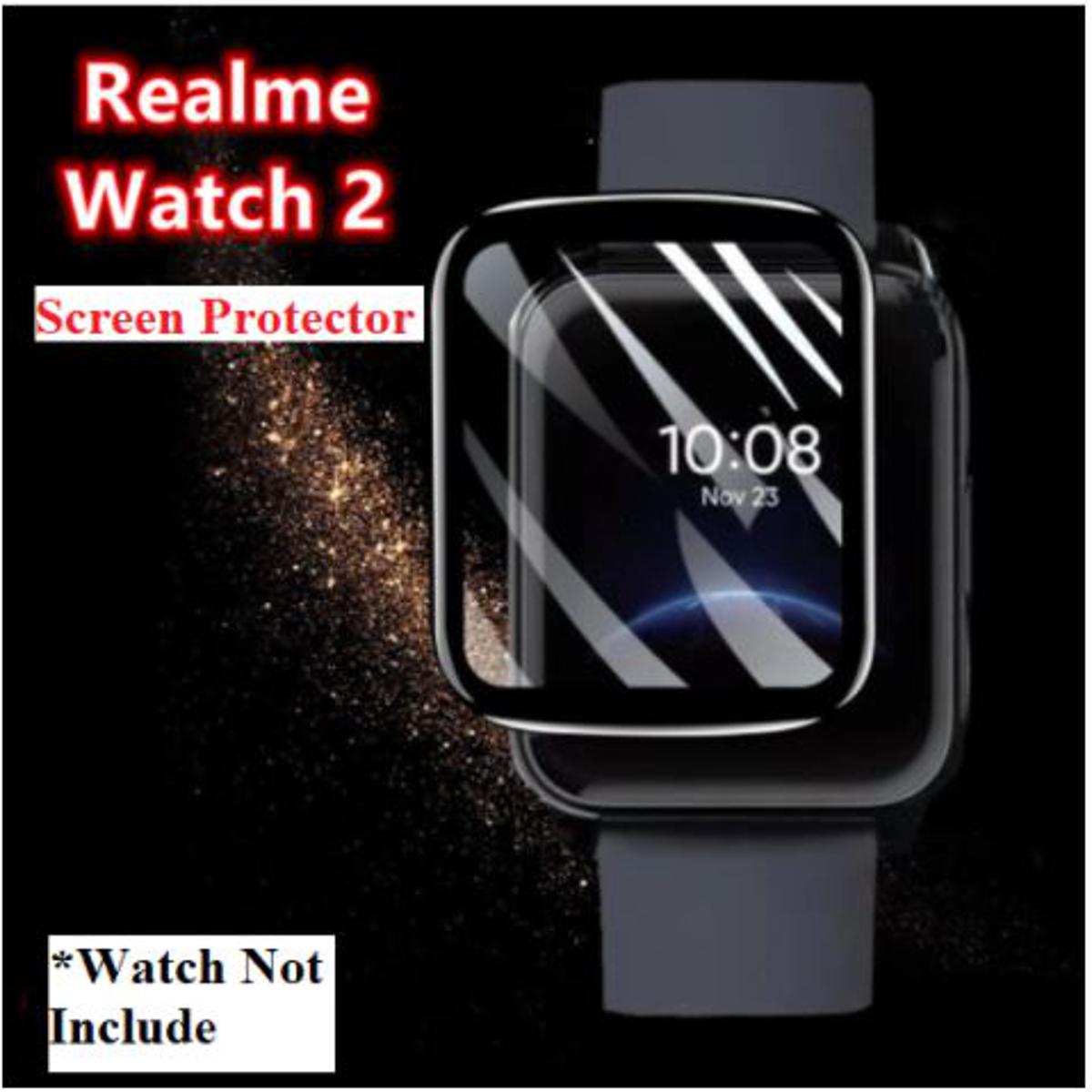 Picture of Realme Watch 2 Screen Protector 3D Full Coverage Protective Film Scratch Proof Clear Soft Fibre Glass Smart Watch Screen Protector