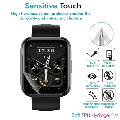 Picture of Realme Watch 2 Pro Smart Watch Screen Protector Glass, Anti-Scratch Ultimate Protection for Your Watch