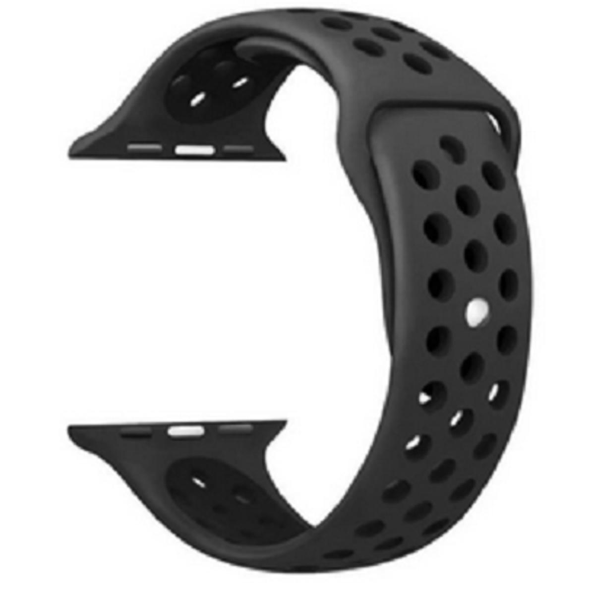 Picture of Silicone Strap For 42mm 44mm hw22 pro, w26, Breathable sports wristband strap 42mm 44mm bracelet for iwatch series 5 4 3 42mm/ 44mm strap