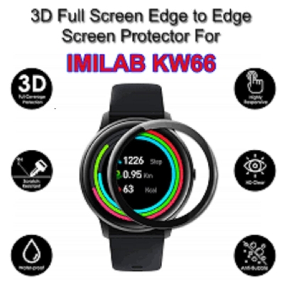 Picture of imileb kW66 smart watch Screen Protector 3D Curved Soft Film Protective Film