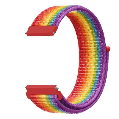 Picture of 22mm Nylon Replacement Strap Watch-Rainbow