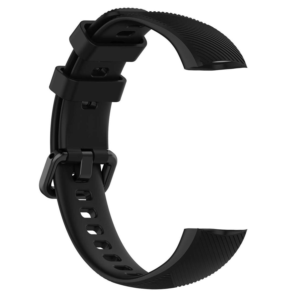 Picture of Huawei honor band 4/5 এর রিপ্লেসমেন্ট সিলিকন কব্জির স্ট্র্যাপ-কালো