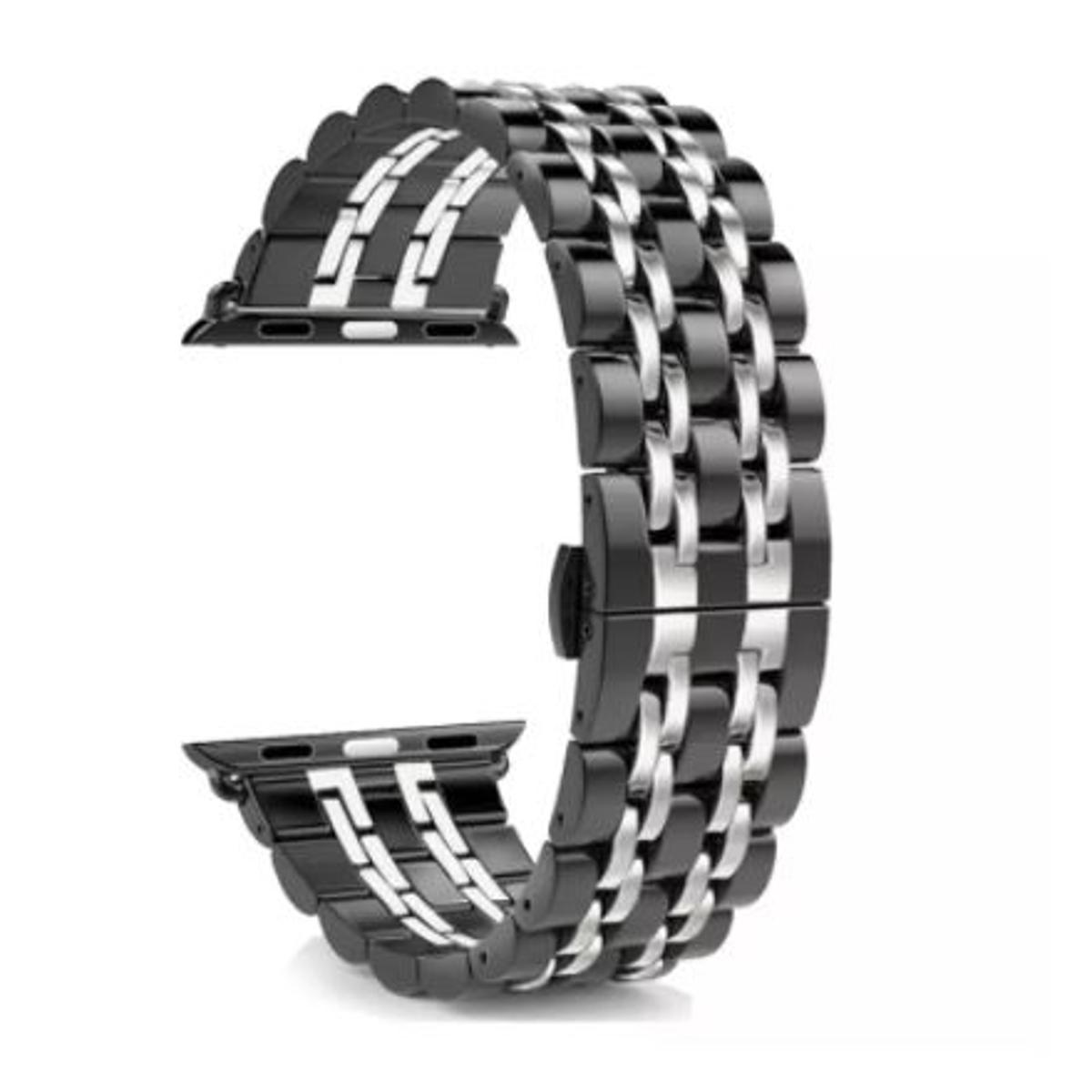 Picture of 42/44mm, Upgraded Version Stainless Steel Link Bracelet iWatch Band Series 6/5/4/3/2/1