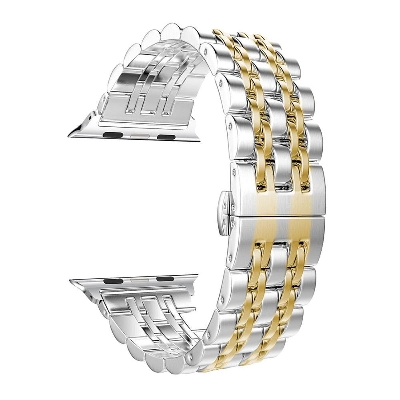 Picture of 42/44mm, Upgraded Version Stainless Steel Link Bracelet iWatch Band Series 6/5/4/3/2/1