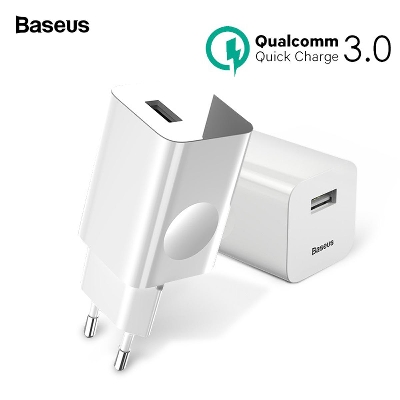 Picture of Baseus 24W Quick Charger 3.0 USB Charger Fast Chargering Wall Charger Adapter
