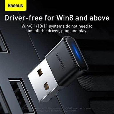 Picture of Baseus BA04 Bluetooth V5.0 USB Adapter Receiver- black
