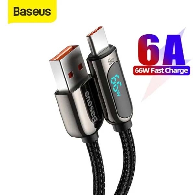 Picture of Baseus 66W Display Fast Charging Data Cable USB to Type-C