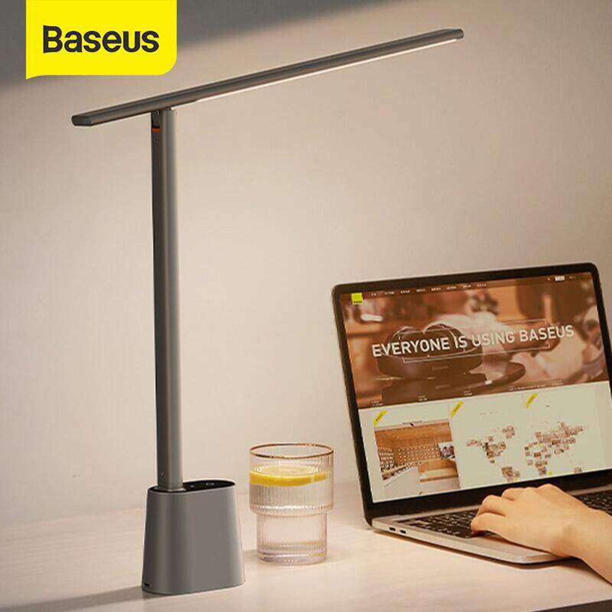 Picture of Baseus LED Desk Lamp Eye Protect Study Dimmable Office Light Foldable Table Lamp Smart Adaptive Brightness Bedside Lamp For Read