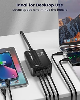 Picture of LDNIO Super Fast Charging 65W Desktop Mobile Charger A4808Q