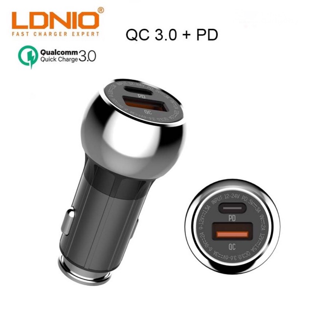 Picture of DNIO C1 Quick Charge 3.0 Car Charger with Type-C