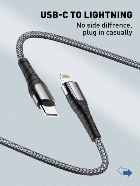 Picture of LDNIO LC111 USB-C To Lightning 30W Cable For iPhone 1M