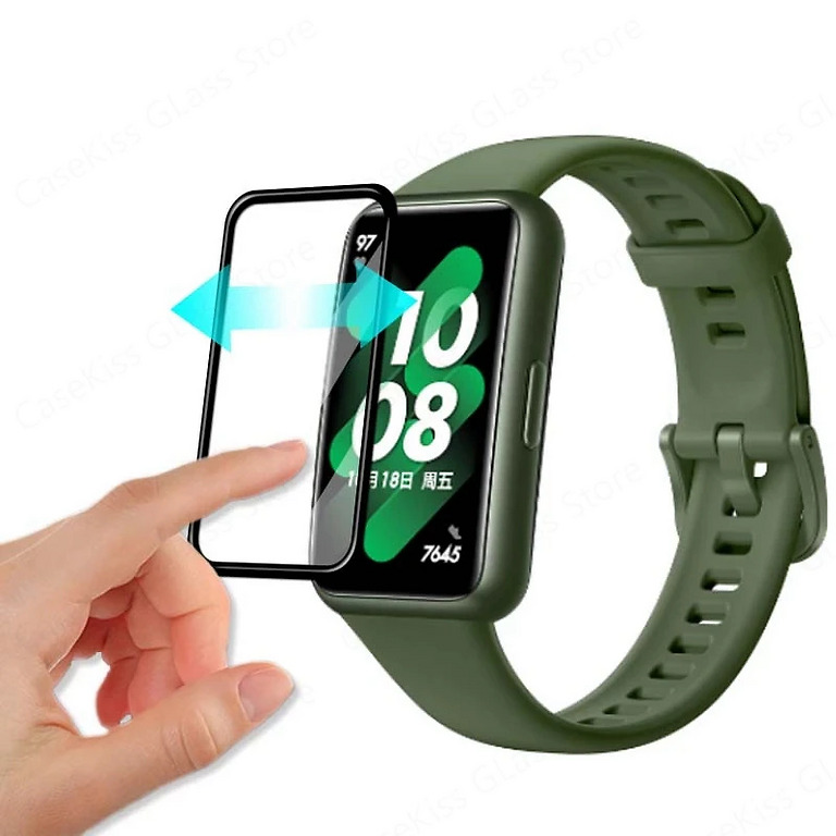 Picture of Huawei Honor band 7 Smart Watch Screen Protector Glass, Anti-Scratch Ultimate Protection for Your Watch