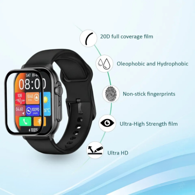 Picture of Imiki SF 1 Smart Watch Screen Protector Glass, Anti-Scratch Ultimate Protection for Your Watch