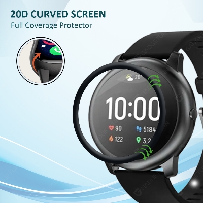 Picture of Haylou Solar Smart Watch Screen Protector Glass, Anti-Scratch Ultimate Protection for Your Watch