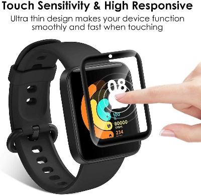 Picture of MI Watch Lite Smart Watch Screen Protector Glass, Anti-Scratch Ultimate Protection for Your Watch