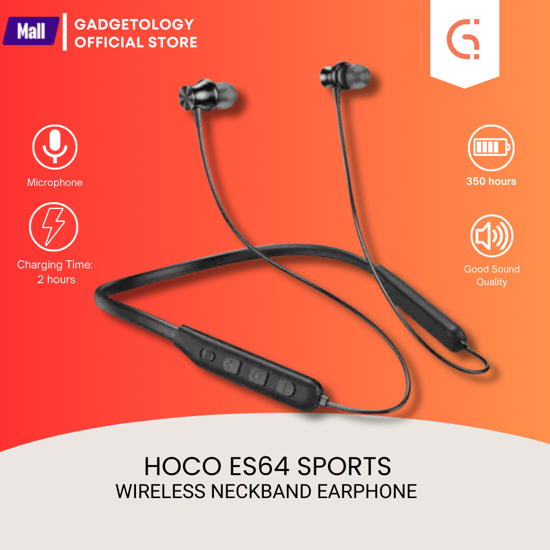 Picture of Hoco ES64 Wireless Bluetooth neckband long battery backup