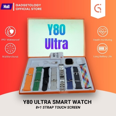 Picture of Y80 Ultra Smart Watch 8+1 Strap Touch Screen