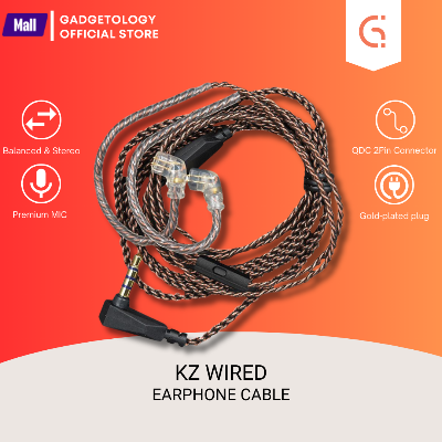 Picture of KZ Wired Earphone Cable for KZ ZSX, ZSN Pro, ZS10 Pro - With MIC