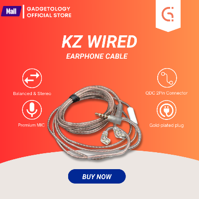 Picture of KZ Wired Earphone Cable for KZ ZSX, ZSN Pro, ZS10 Pro - With MIC