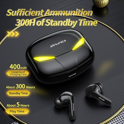 Picture of AWEI T35 TWS Gaming Earbuds Earphones with charging cases