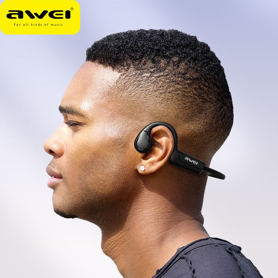 Picture of Awei A886BL Air Conduction Wireless Headphones Bluetooth 5.2 Sport Headphones In-ear Earbuds For HIFI Running Headset