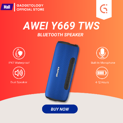 Picture of Awei Y669 Bluetooth TWS Waterproof Outdoor Dual Speaker (31W)
