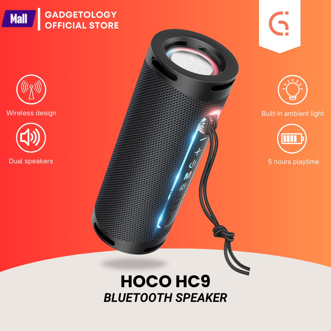 Picture of HOCO HC9 Wireless Speaker Dazzling Pulse Sports Portable Bluetooth Loudspeaker with Colorful Ambient Light