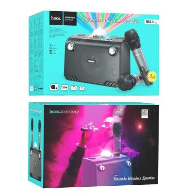 Picture of HOCO BS41 Plus Double Mic Karaoke Wireless Bluetooth Speaker