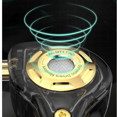 Picture of TRN MT1 Dynamic HIFI In Ear Earphone Bass DJ Monitor Headphone Gaming Earbud Sports Noise Cancelling Headset