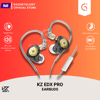 Picture of KZ EDX Pro Hi-Fi bass Dual Magnetic Dynamic Earbuds with Mic