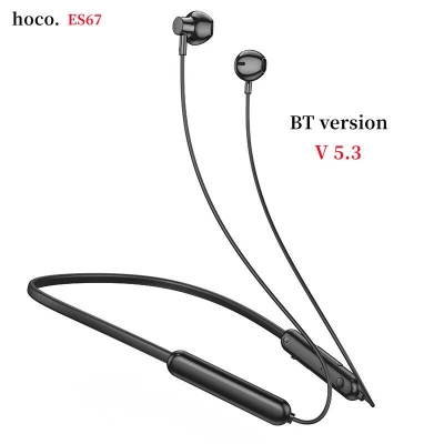 Picture of Hoco ES65 Bluetooth Earphone Wireless Sports Bass Music With Mic Waterproof Headphones