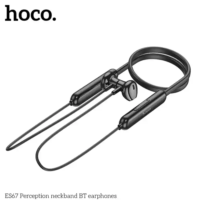 Picture of Hoco ES65 Bluetooth Earphone Wireless Sports Bass Music With Mic Waterproof Headphones