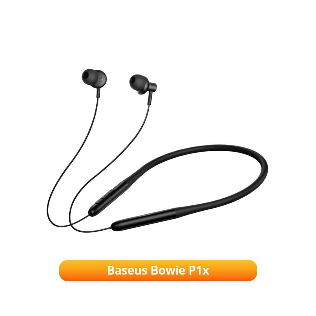 Picture of Baseus Bowie P1x Neckband Earphones BT 5.3 for Gym Workout Clear Calls Up to 25Hrs Playtime Bluetooth Wireless Earbuds