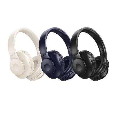 Picture of HOCO W45 Wireless Headphone Dual Mode 3.5mm AUX Port Foldable and Adjustable Headband BT 5.3 Lightweight Up to 46 Hours Battery Life HiFi Audio Quality Bluetooth Headphones