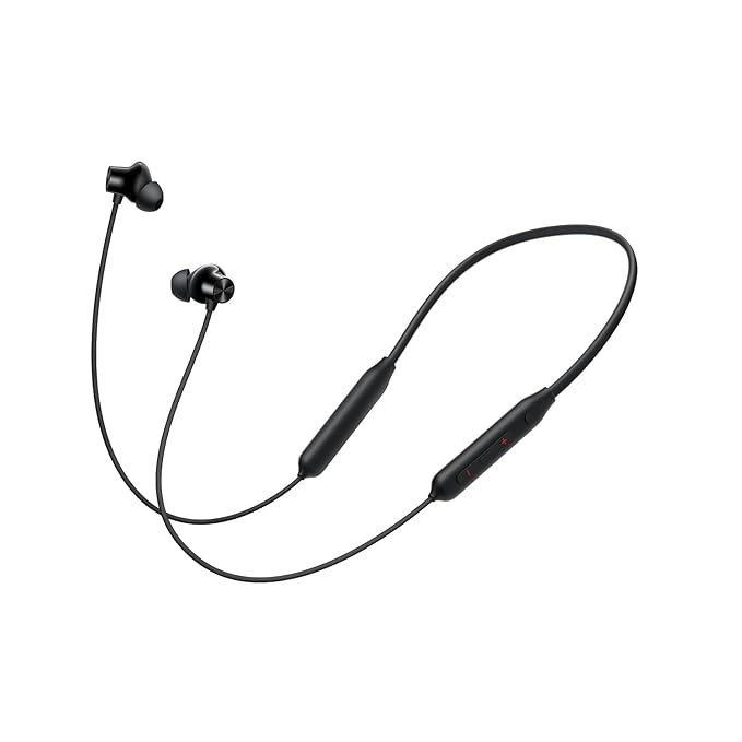 Picture of OnePlus Bullet Wireless Z2 ANC Wireless Earphones 3 Mic 45dB Hybrid Noice Cancellation  Lightweight Long Battery Life Fast Charging Neckband Style Earphone