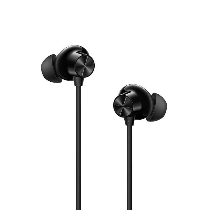 Picture of OnePlus Bullet Wireless Z2 ANC Wireless Earphones 3 Mic 45dB Hybrid Noice Cancellation  Lightweight Long Battery Life Fast Charging Neckband Style Earphone