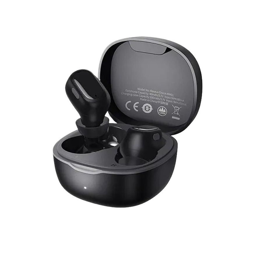Picture of Baseus Bowie WM01 TWS Earphones True Wireless Bluetooth 5.3 Gaming Touch Control Stereo Headset Earbuds Smart Noise Canceling In-ear Headset Built-In Microphone Bluetooth Earphone