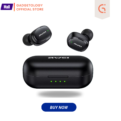 Picture of Awei T13 Wireless Earbuds Hifi Sound Anwer Reject Call Touch Senson Auto Connection IPX4 Water Resistant BT 5.0 20 Hours Playtime Bluetooth TWS Earphone
