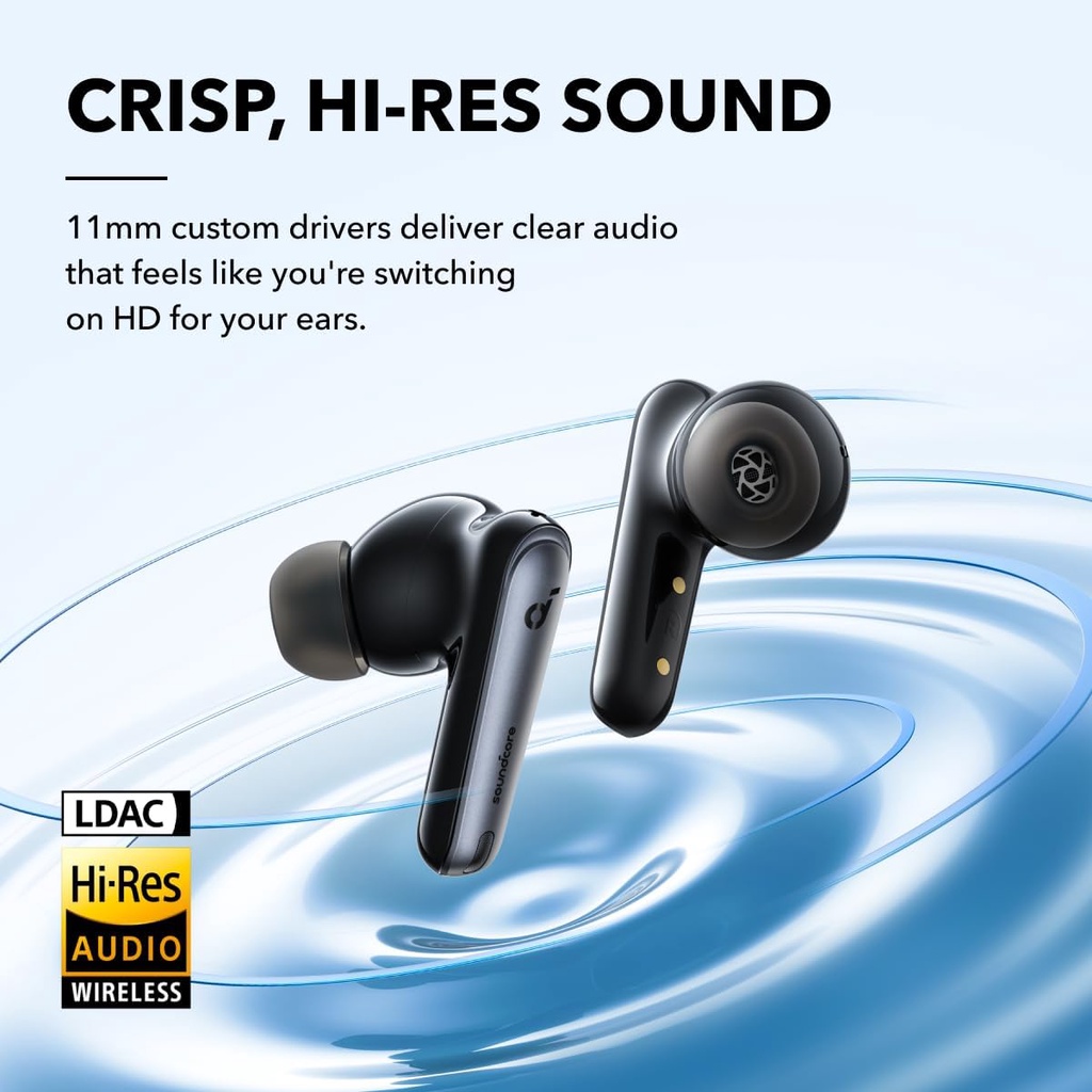 Picture of Soundcore Liberty 4 NC Wireless Earphone Bluetooth 5.3 Adaptive Noise Cancelling Hi-Res Sound 50H Battery TWS Earbuds for Men and Women